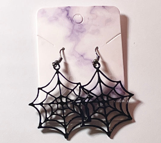 Spider Web Earrings